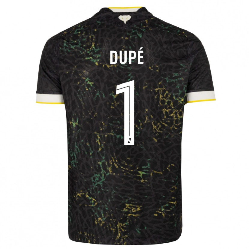 Danxen Dětské Maxime Dupé #1 Černá Bílá Žlutá Daleko Hráčské Dresy 2026/27 Dres
