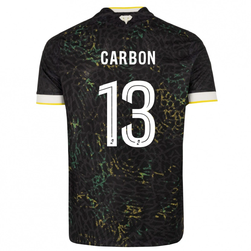 Danxen Dětské Lancelot Carbon #13 Černá Bílá Žlutá Daleko Hráčské Dresy 2026/27 Dres