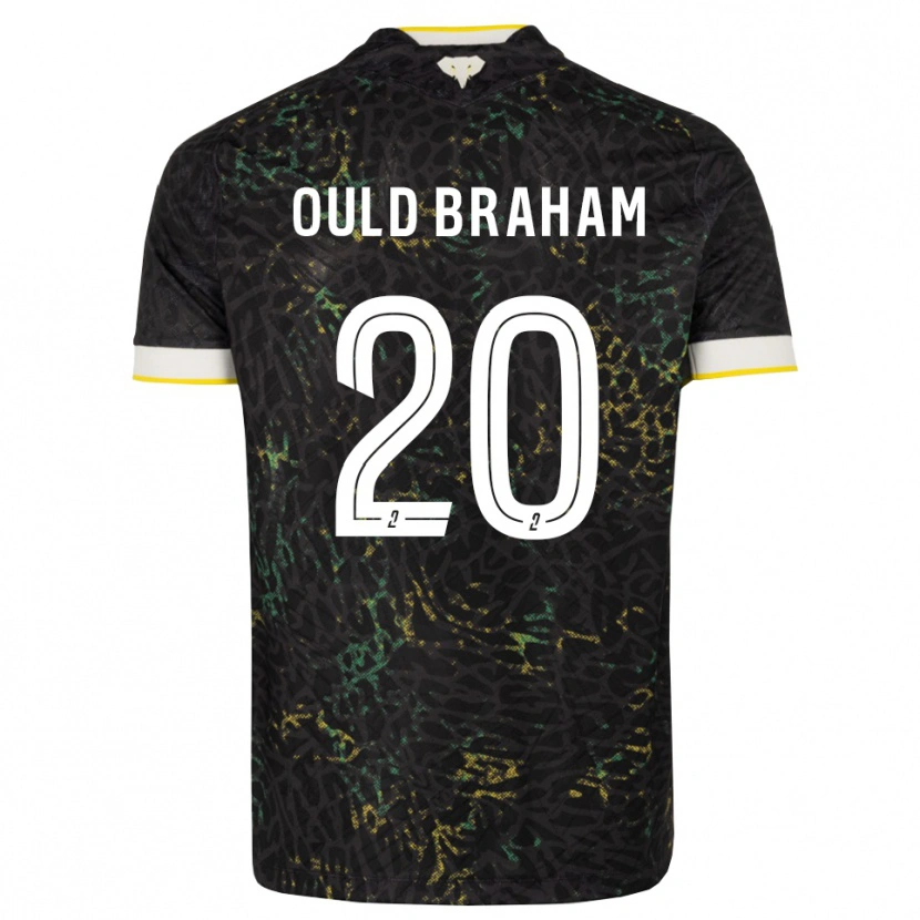 Danxen Dětské Amira Ould Braham #20 Černá Bílá Žlutá Daleko Hráčské Dresy 2026/27 Dres