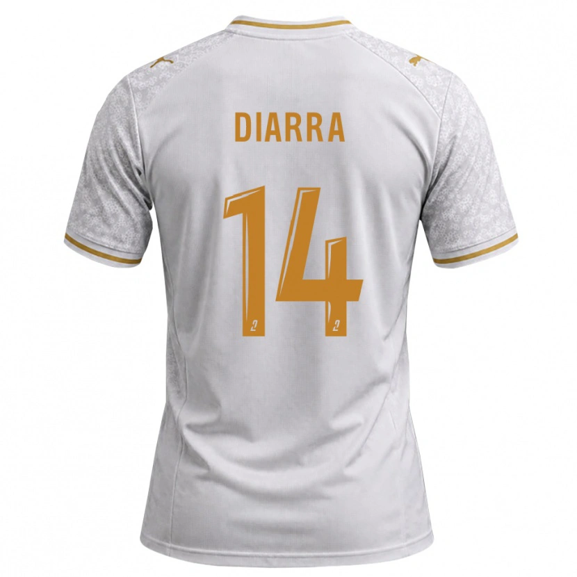 Danxen Dětské Amidou Diarra #14 Bílá Šedá Zlatohnědá Daleko Hráčské Dresy 2026/27 Dres