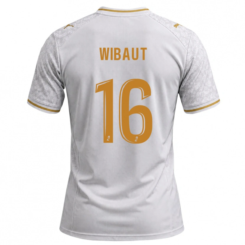Danxen Dětské Clara Wibaut #16 Bílá Šedá Zlatohnědá Daleko Hráčské Dresy 2026/27 Dres