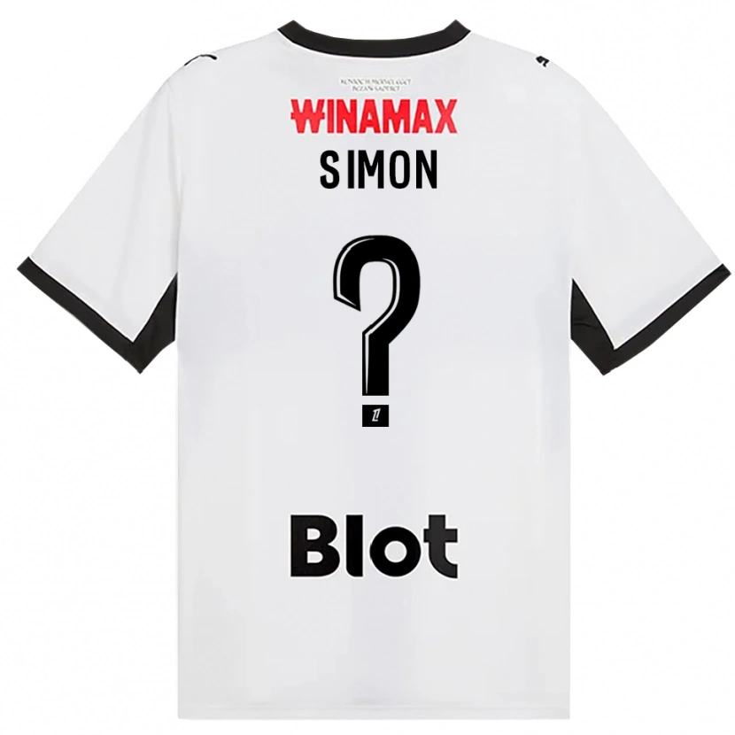 Danxen Dětské Jules Simon #0 Černá Bílá Červená Daleko Hráčské Dresy 2026/27 Dres