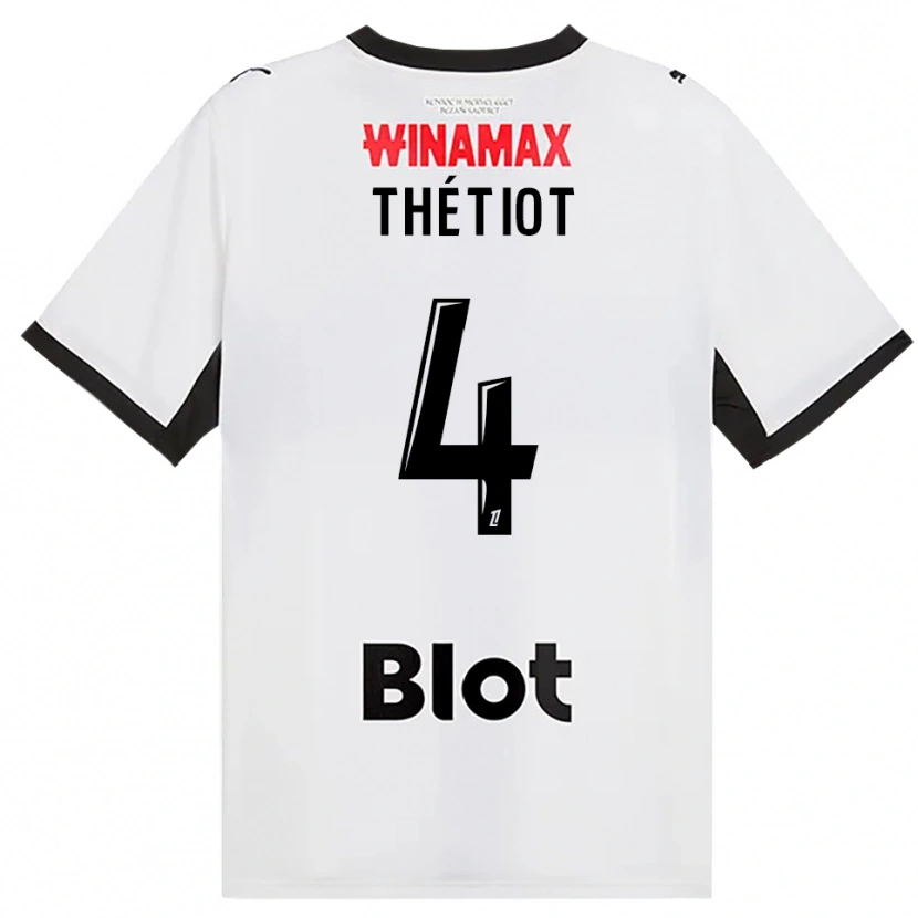 Danxen Dětské Firmin Thétiot #4 Černá Bílá Červená Daleko Hráčské Dresy 2026/27 Dres