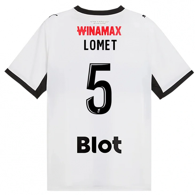 Danxen Dětské Ruben Lomet #5 Černá Bílá Červená Daleko Hráčské Dresy 2026/27 Dres