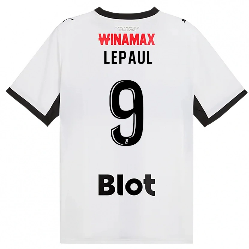 Danxen Dětské Estéban Lepaul #9 Černá Bílá Červená Daleko Hráčské Dresy 2026/27 Dres