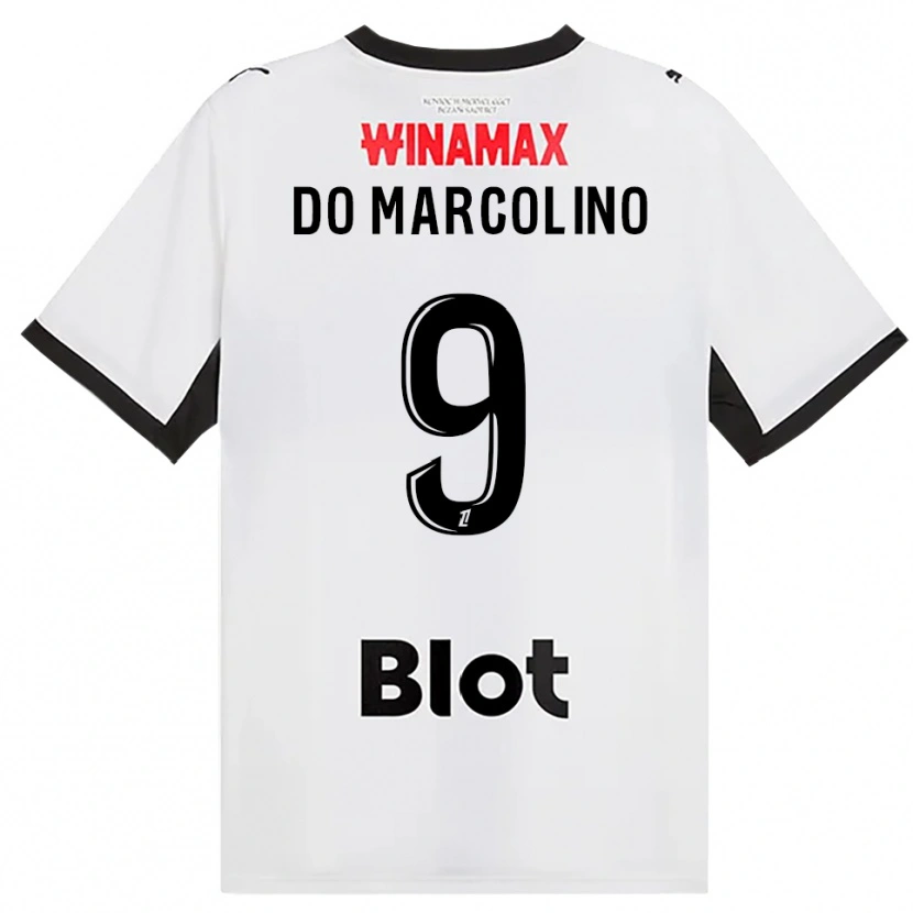 Danxen Dětské Alan Do Marcolino #9 Černá Bílá Červená Daleko Hráčské Dresy 2026/27 Dres