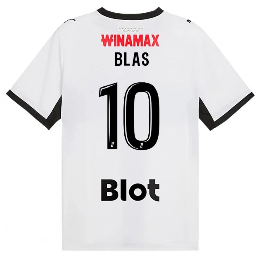 Danxen Dětské Ludovic Blas #10 Černá Bílá Červená Daleko Hráčské Dresy 2026/27 Dres