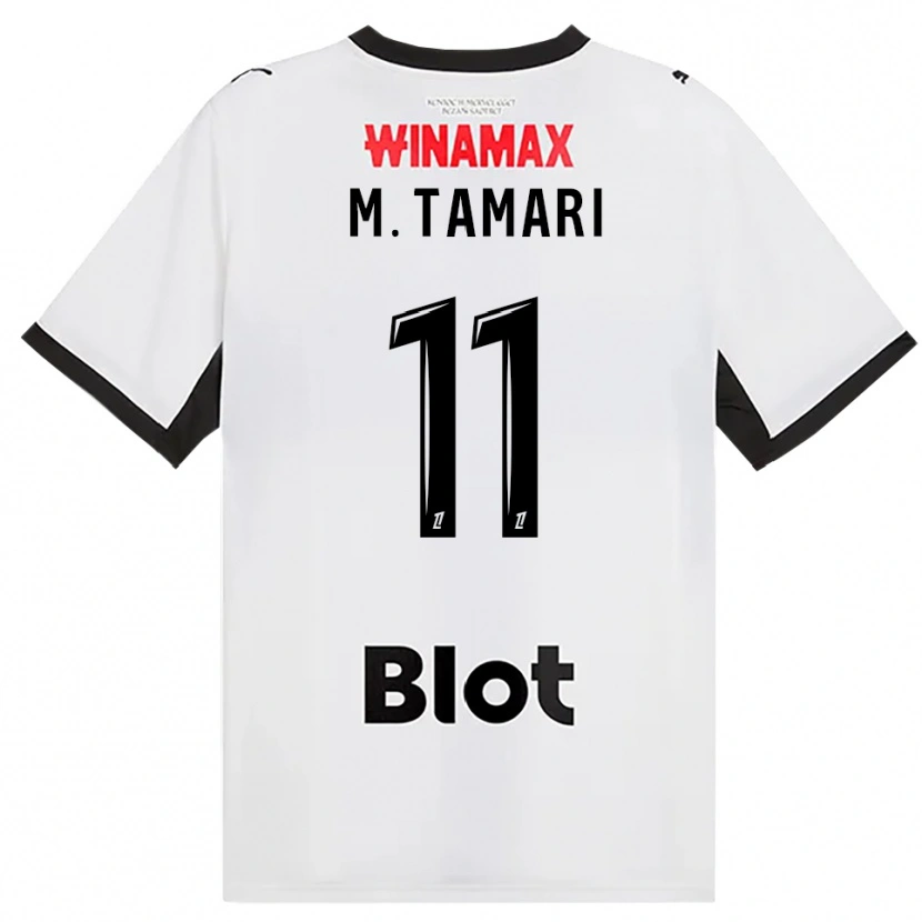 Danxen Dětské Mousa Al-Tamari #11 Černá Bílá Červená Daleko Hráčské Dresy 2026/27 Dres
