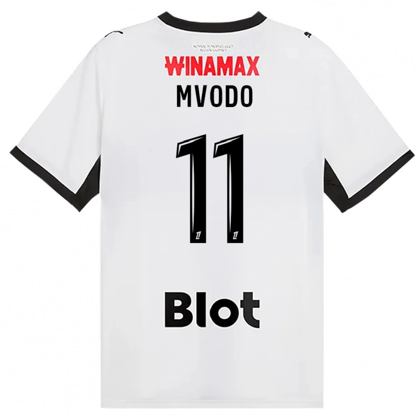 Danxen Dětské Steeve Mvodo Mvodo #11 Černá Bílá Červená Daleko Hráčské Dresy 2026/27 Dres