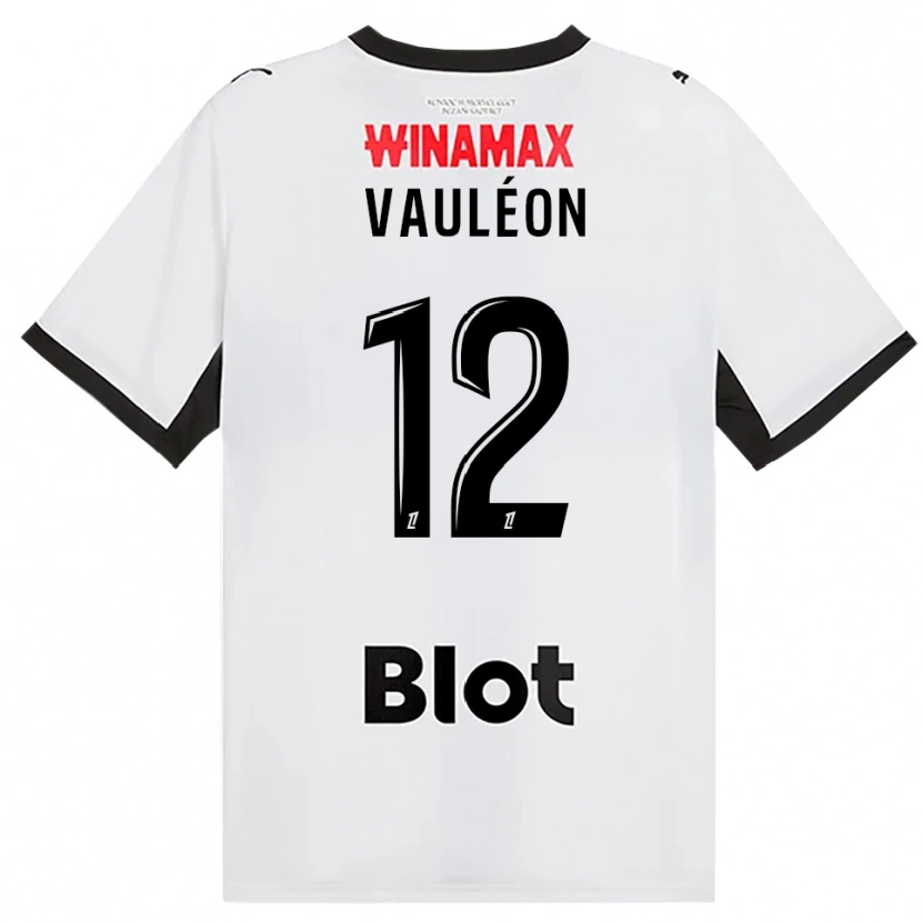 Danxen Dětské Antoine Vauléon #12 Černá Bílá Červená Daleko Hráčské Dresy 2026/27 Dres