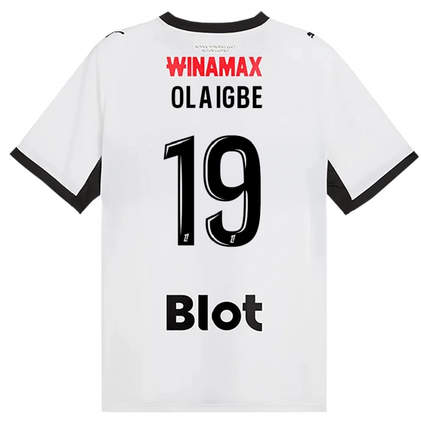 Danxen Dětské Kazeem Olaigbe #19 Černá Bílá Červená Daleko Hráčské Dresy 2026/27 Dres