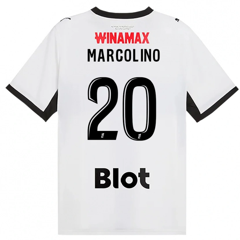 Danxen Dětské Henrick Do Marcolino #20 Černá Bílá Červená Daleko Hráčské Dresy 2026/27 Dres