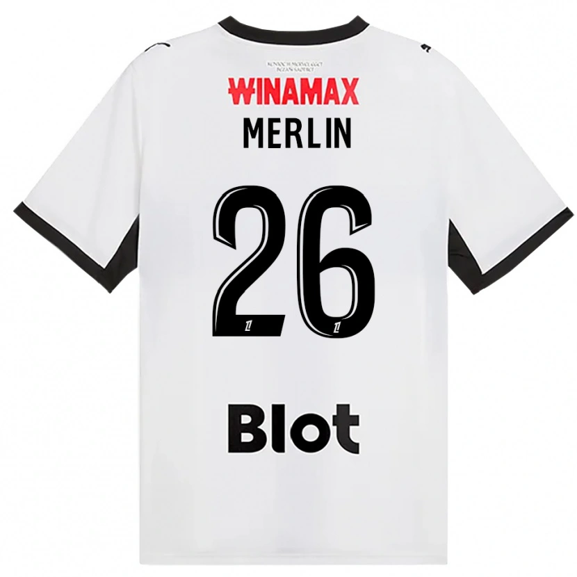 Danxen Dětské Quentin Merlin #26 Černá Bílá Červená Daleko Hráčské Dresy 2026/27 Dres