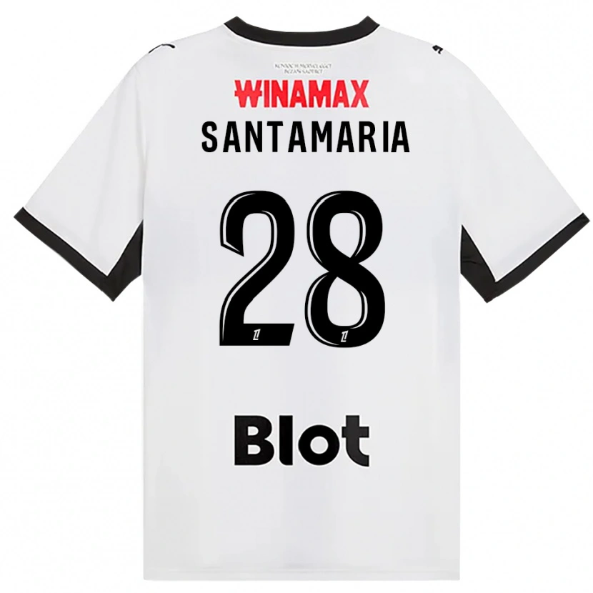 Danxen Dětské Baptiste Santamaria #28 Černá Bílá Červená Daleko Hráčské Dresy 2026/27 Dres