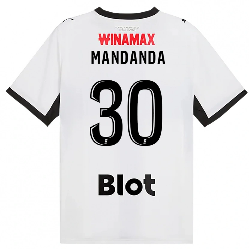 Danxen Dětské Steve Mandanda #30 Černá Bílá Červená Daleko Hráčské Dresy 2026/27 Dres