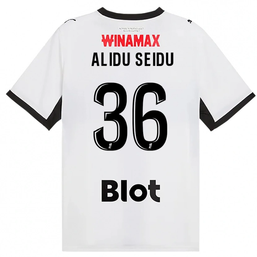 Danxen Dětské Alidu Seidu #36 Černá Bílá Červená Daleko Hráčské Dresy 2026/27 Dres