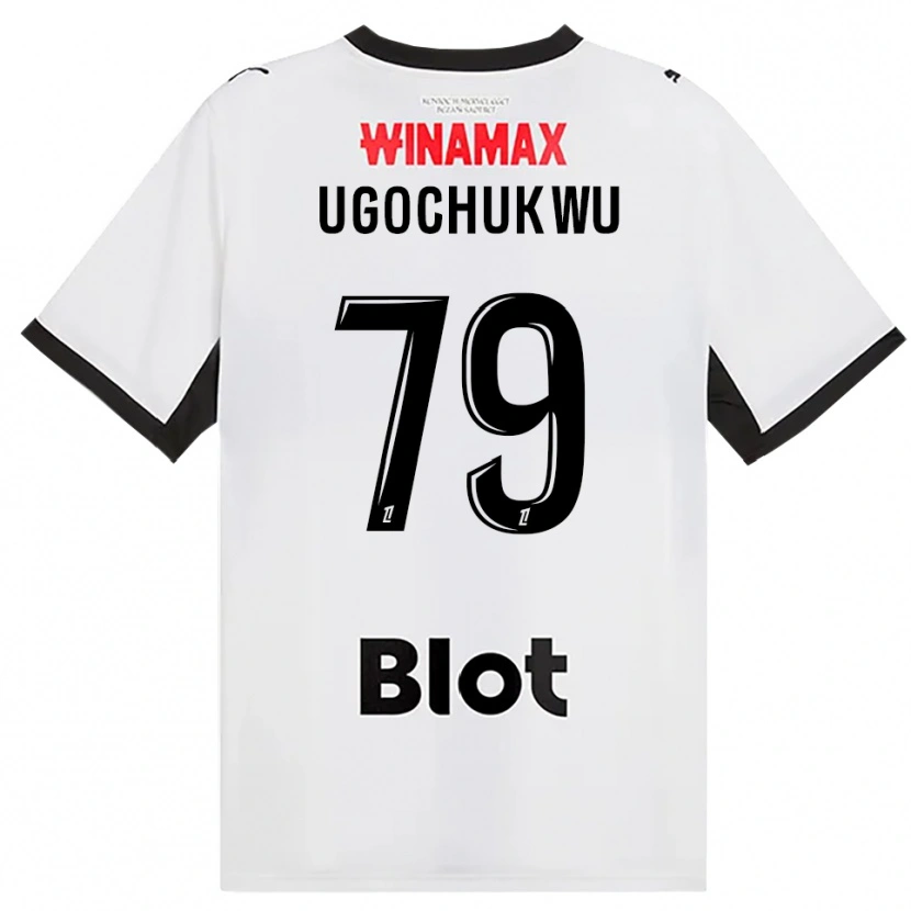 Danxen Dětské Chibuike Ugochukwu #79 Černá Bílá Červená Daleko Hráčské Dresy 2026/27 Dres