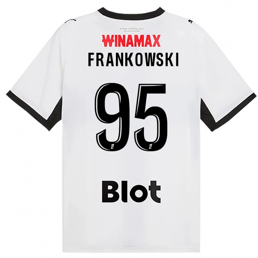 Danxen Dětské Przemyslaw Frankowski #95 Černá Bílá Červená Daleko Hráčské Dresy 2026/27 Dres