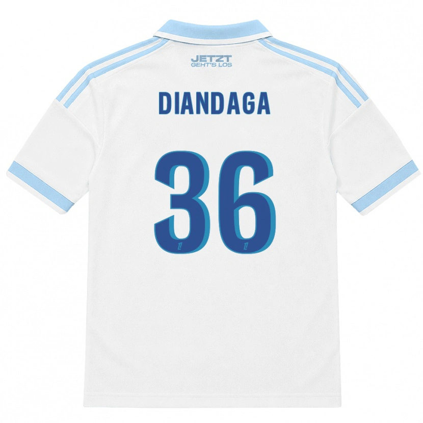 Danxen Dětské Hermann Malonga #36 Světle Nebesky Modrá Bílá Červená Daleko Hráčské Dresy 2026/27 Dres