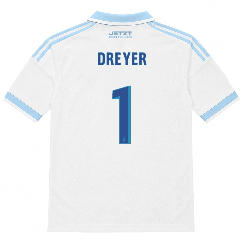 Danxen Dětské Matthieu Dreyer #1 Světle Nebesky Modrá Bílá Červená Daleko Hráčské Dresy 2026/27 Dres