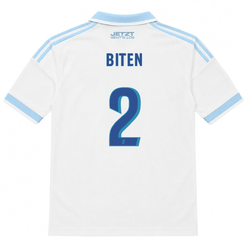 Danxen Dětské Clancy Valère Biten #2 Světle Nebesky Modrá Bílá Červená Daleko Hráčské Dresy 2026/27 Dres