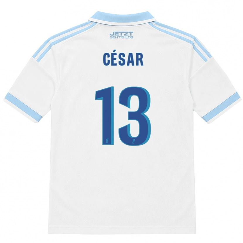 Danxen Dětské Julbert César #13 Světle Nebesky Modrá Bílá Červená Daleko Hráčské Dresy 2026/27 Dres