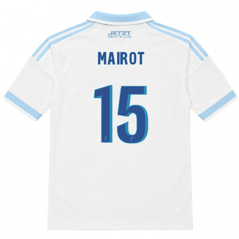 Danxen Dětské Clémence Mairot #15 Světle Nebesky Modrá Bílá Červená Daleko Hráčské Dresy 2026/27 Dres