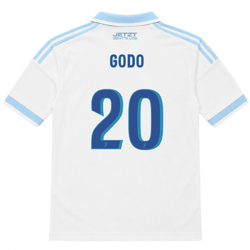 Danxen Dětské Martial Godo #20 Světle Nebesky Modrá Bílá Červená Daleko Hráčské Dresy 2026/27 Dres