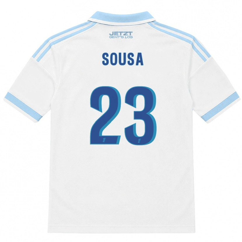 Danxen Dětské Diogo Sousa #23 Světle Nebesky Modrá Bílá Červená Daleko Hráčské Dresy 2026/27 Dres