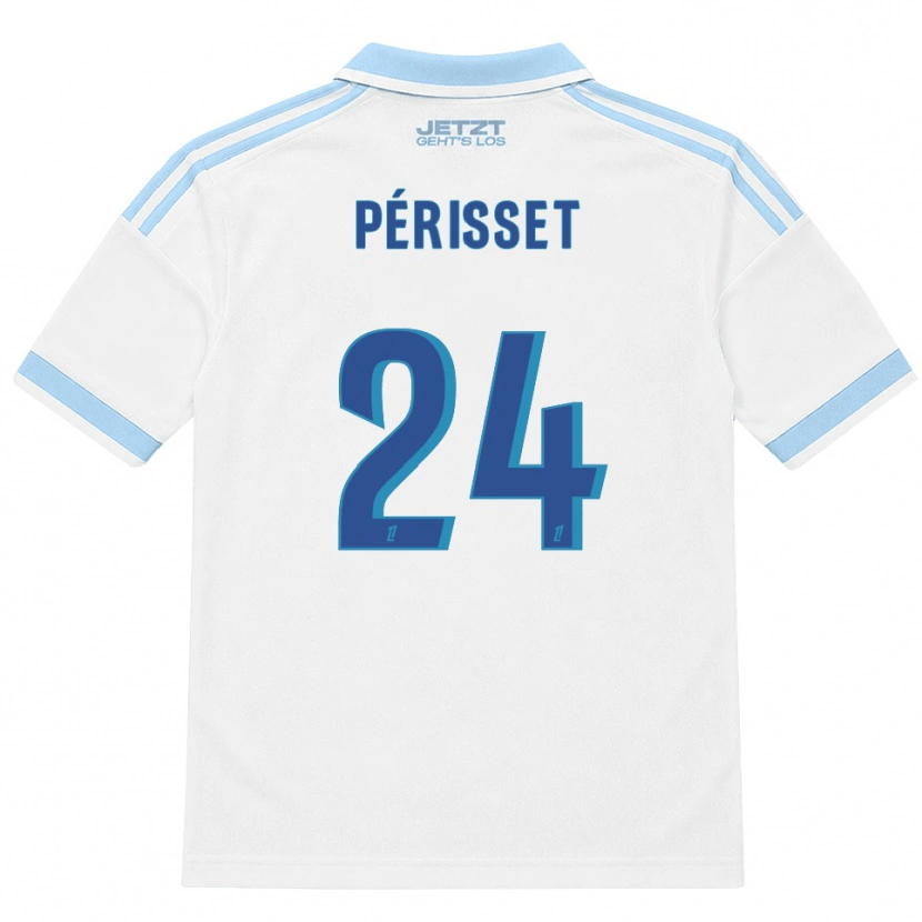 Danxen Dětské Ève Périsset #24 Světle Nebesky Modrá Bílá Červená Daleko Hráčské Dresy 2026/27 Dres