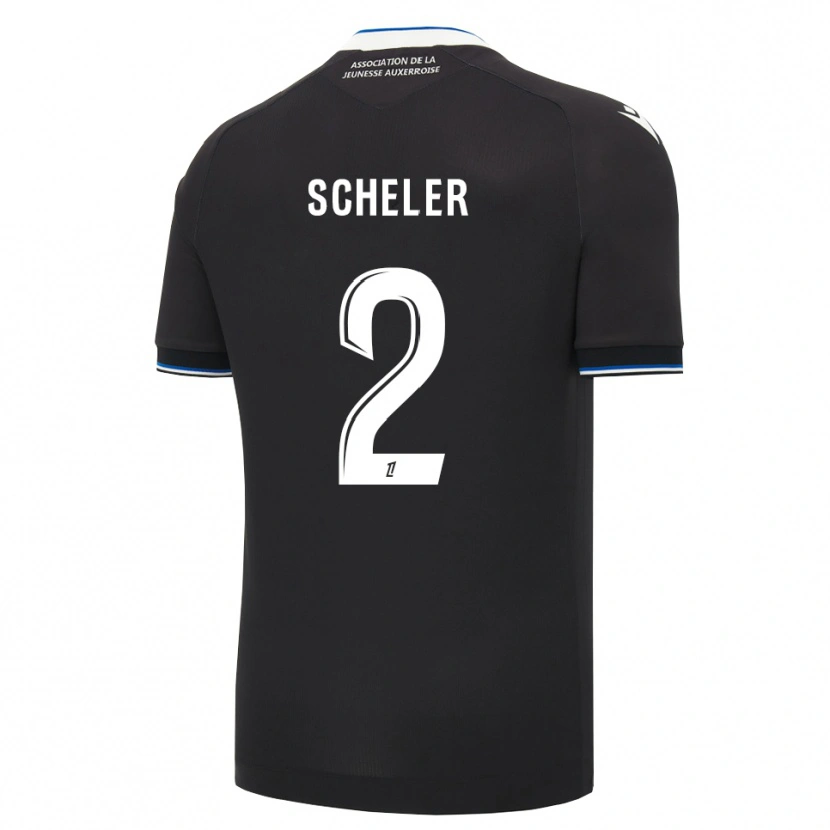 Danxen Dětské Scott Scheler #2 Černá Modrá Bílá Daleko Hráčské Dresy 2026/27 Dres