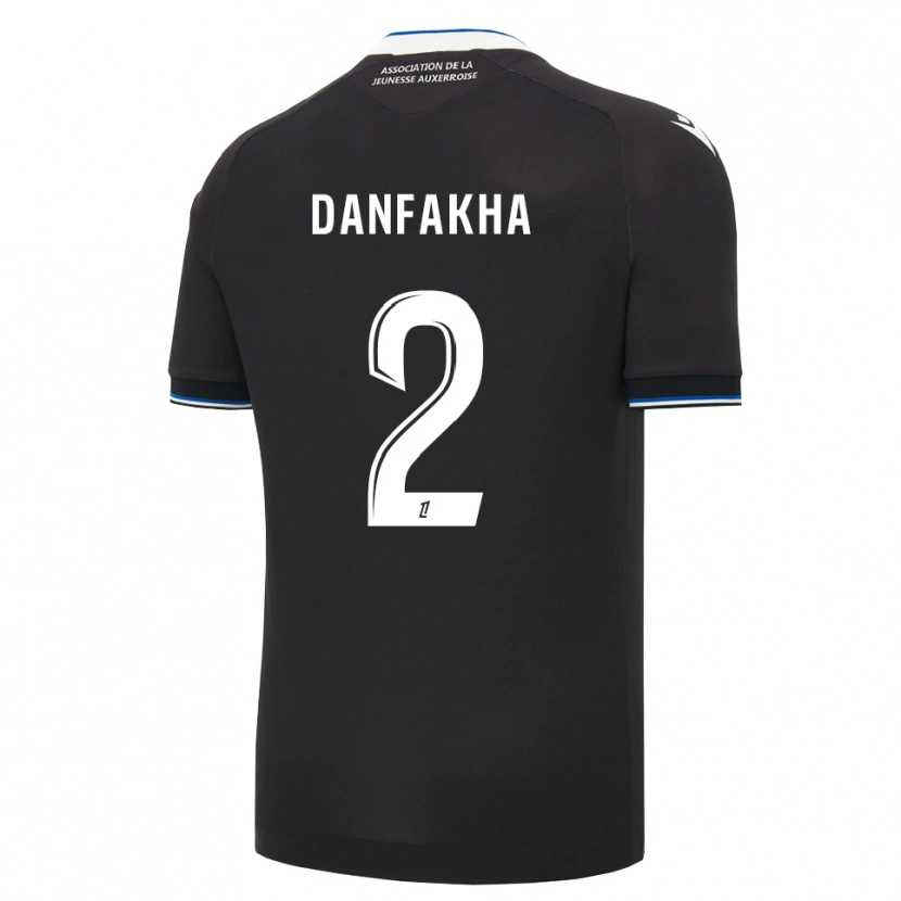 Danxen Dětské Salimou Danfakha #2 Černá Modrá Bílá Daleko Hráčské Dresy 2026/27 Dres