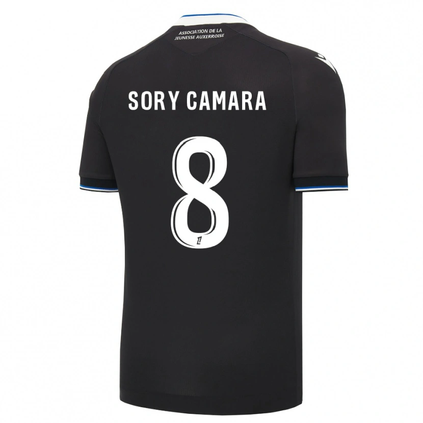 Danxen Dětské Ibrahima Sory Camara #8 Černá Modrá Bílá Daleko Hráčské Dresy 2026/27 Dres
