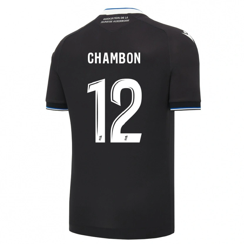 Danxen Dětské Maxence Chambon #12 Černá Modrá Bílá Daleko Hráčské Dresy 2026/27 Dres