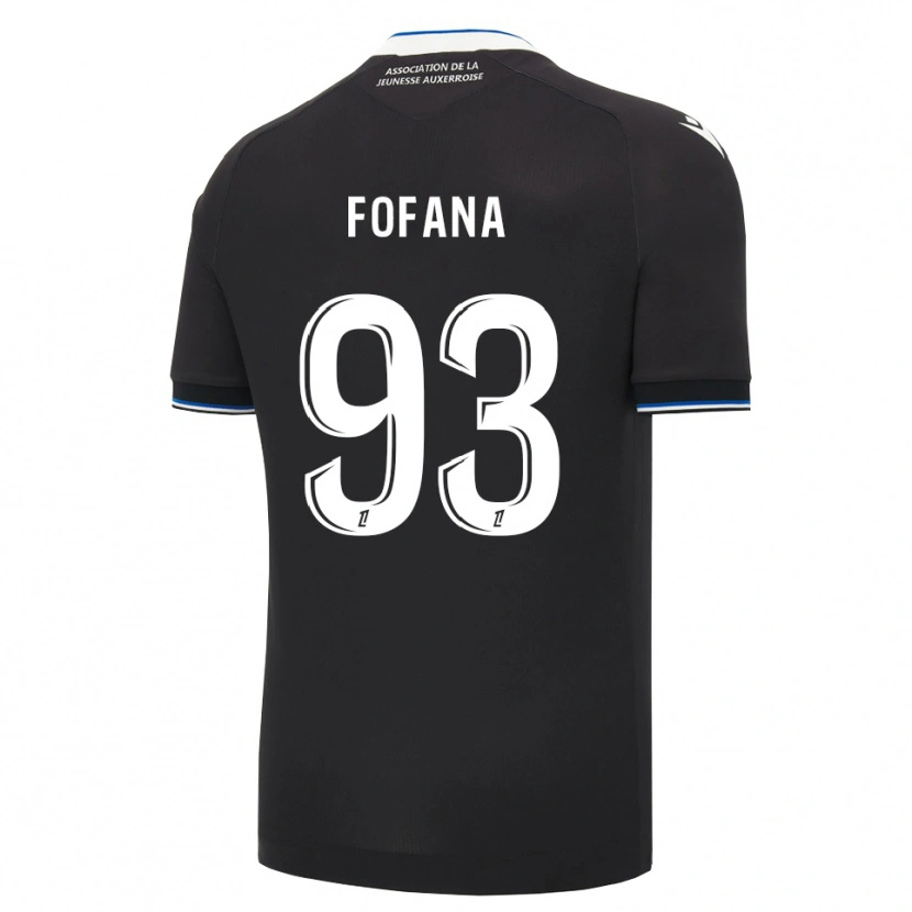 Danxen Dětské Sékou Fofana #93 Černá Modrá Bílá Daleko Hráčské Dresy 2026/27 Dres