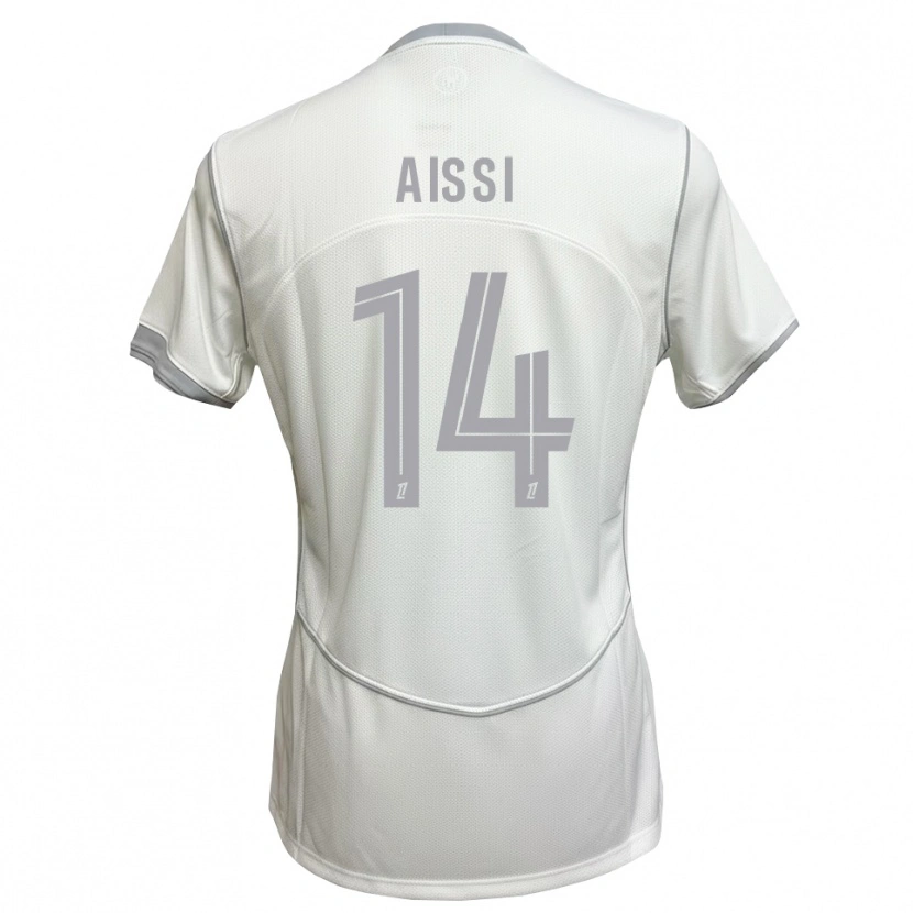 Danxen Dětské Kylian Aissi #14 Bílá Šedá Daleko Hráčské Dresy 2026/27 Dres
