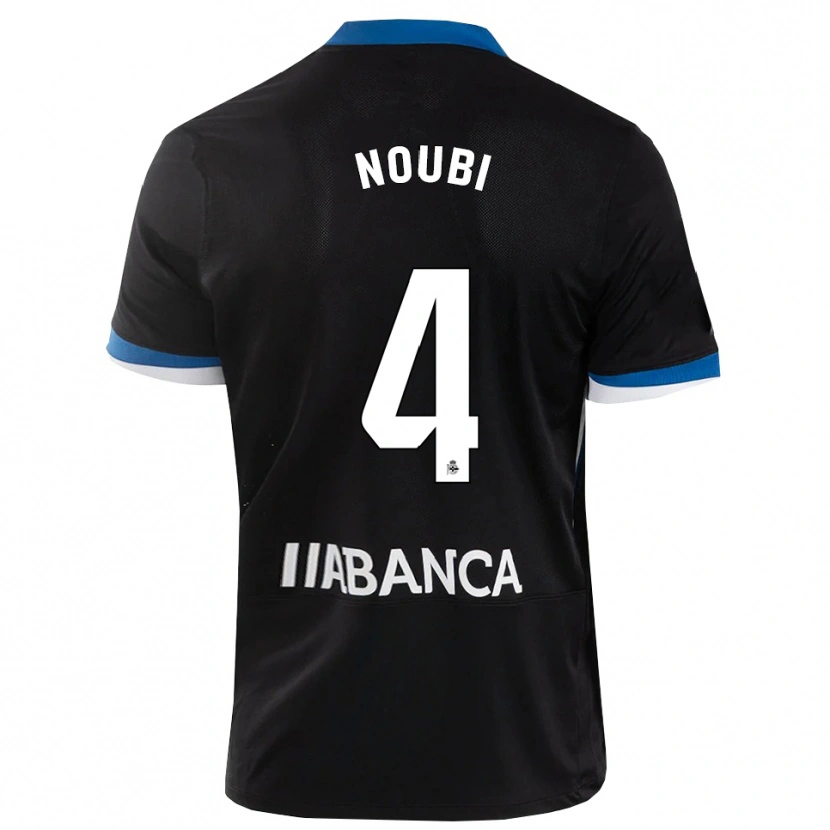 Danxen Dětské Lucas Noubi #4 Černá Modrá Bílá Daleko Hráčské Dresy 2026/27 Dres