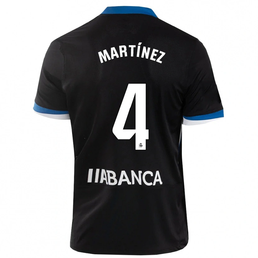 Danxen Dětské Pablo Martínez #4 Černá Modrá Bílá Daleko Hráčské Dresy 2026/27 Dres