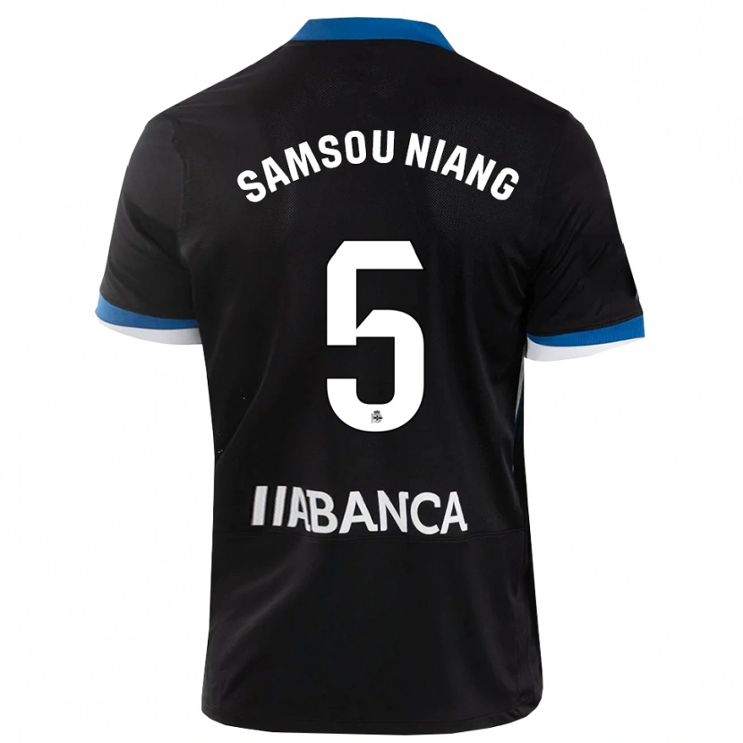 Danxen Dětské Papa Samsou Niang #5 Černá Modrá Bílá Daleko Hráčské Dresy 2026/27 Dres