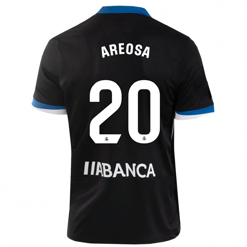 Danxen Dětské Héctor Areosa #20 Černá Modrá Bílá Daleko Hráčské Dresy 2026/27 Dres