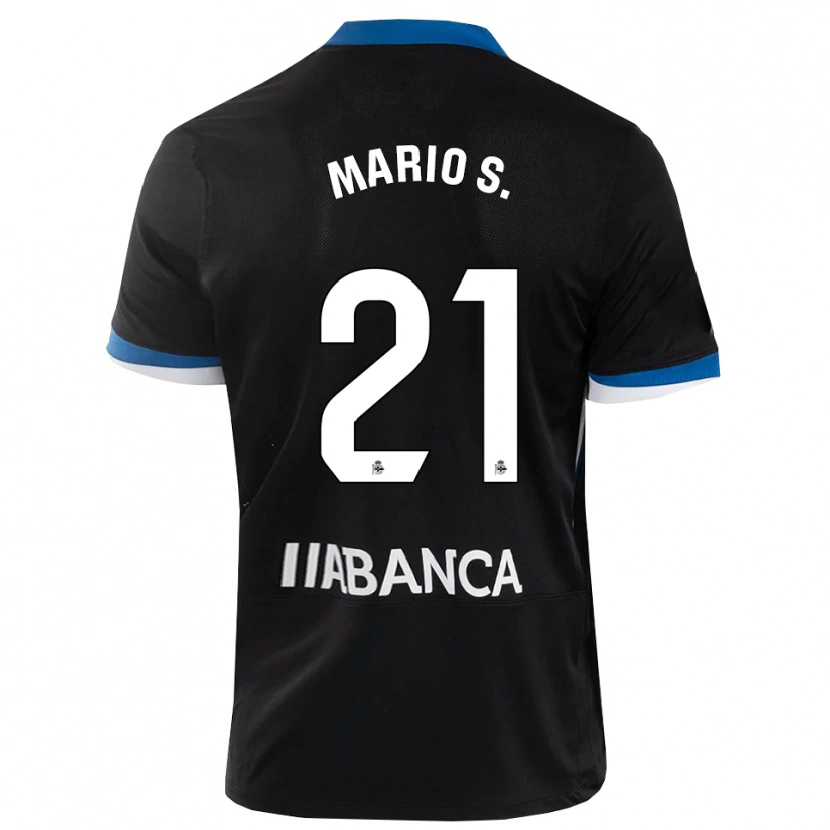 Danxen Dětské Mario Soriano #21 Černá Modrá Bílá Daleko Hráčské Dresy 2026/27 Dres