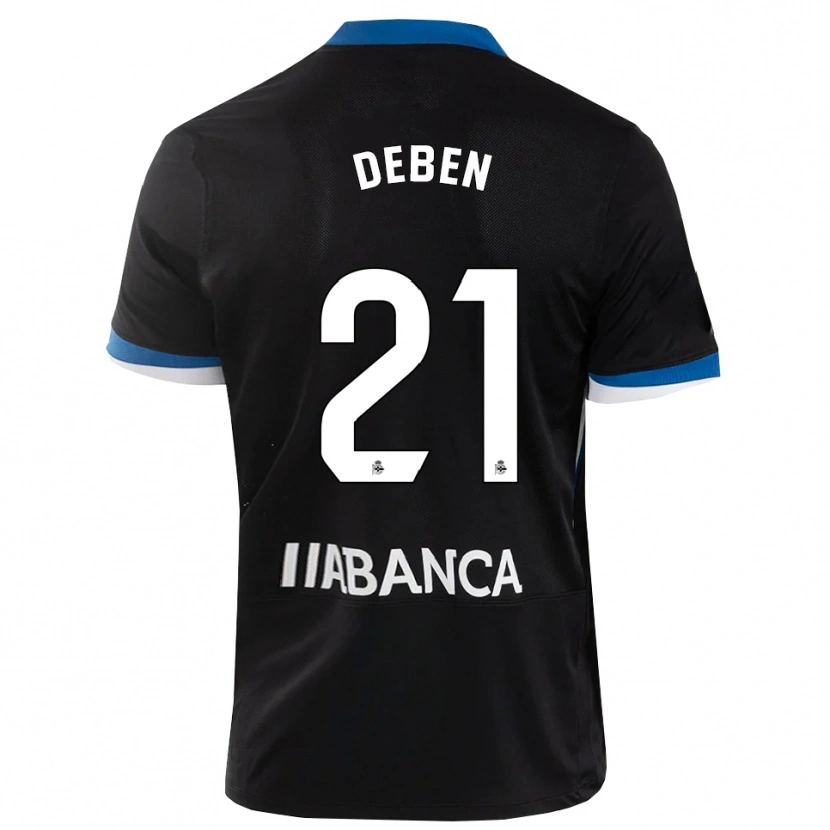 Danxen Dětské Sara Debén #21 Černá Modrá Bílá Daleko Hráčské Dresy 2026/27 Dres