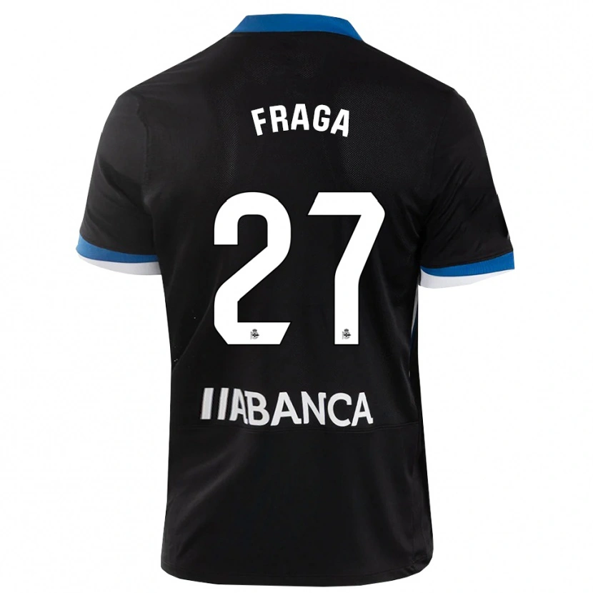 Danxen Dětské Álvaro Fraga #27 Černá Modrá Bílá Daleko Hráčské Dresy 2026/27 Dres