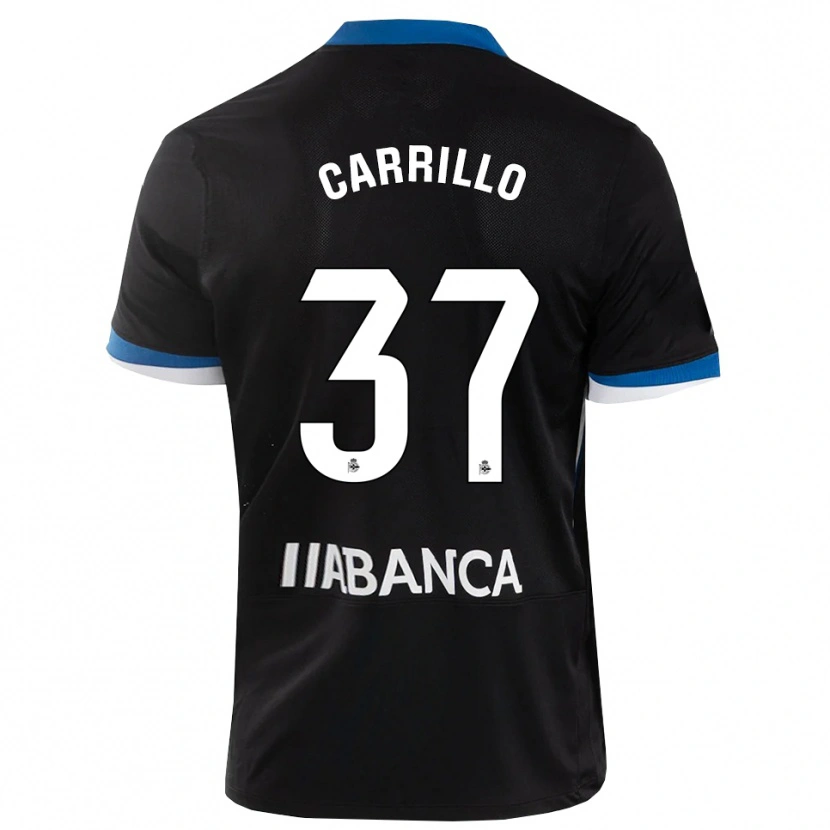 Danxen Dětské Noé Carrillo #37 Černá Modrá Bílá Daleko Hráčské Dresy 2026/27 Dres