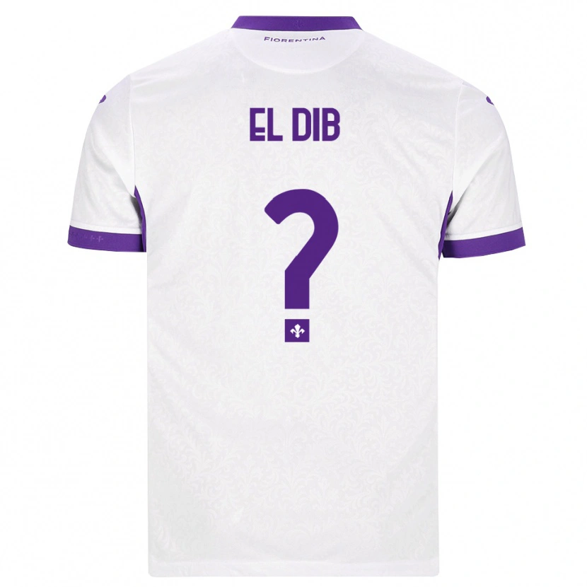 Danxen Dětské Karim El Dib #0 Bílá Fialová Daleko Hráčské Dresy 2026/27 Dres