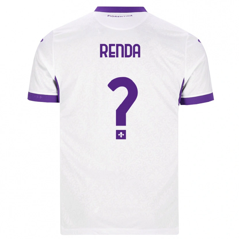 Danxen Dětské Thomas Renda #0 Bílá Fialová Daleko Hráčské Dresy 2026/27 Dres