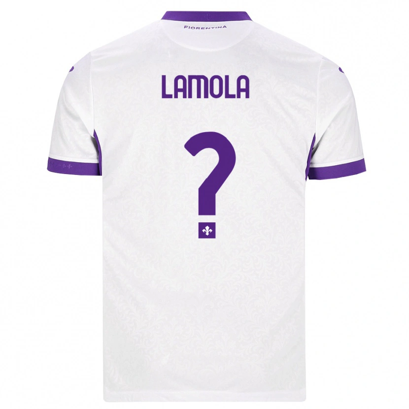 Danxen Dětské Lorenzo Lamola #0 Bílá Fialová Daleko Hráčské Dresy 2026/27 Dres