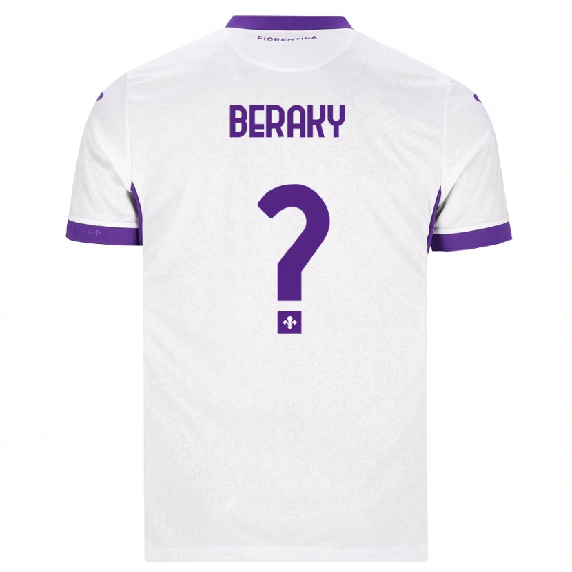 Danxen Dětské Mussie Beraky #0 Bílá Fialová Daleko Hráčské Dresy 2026/27 Dres