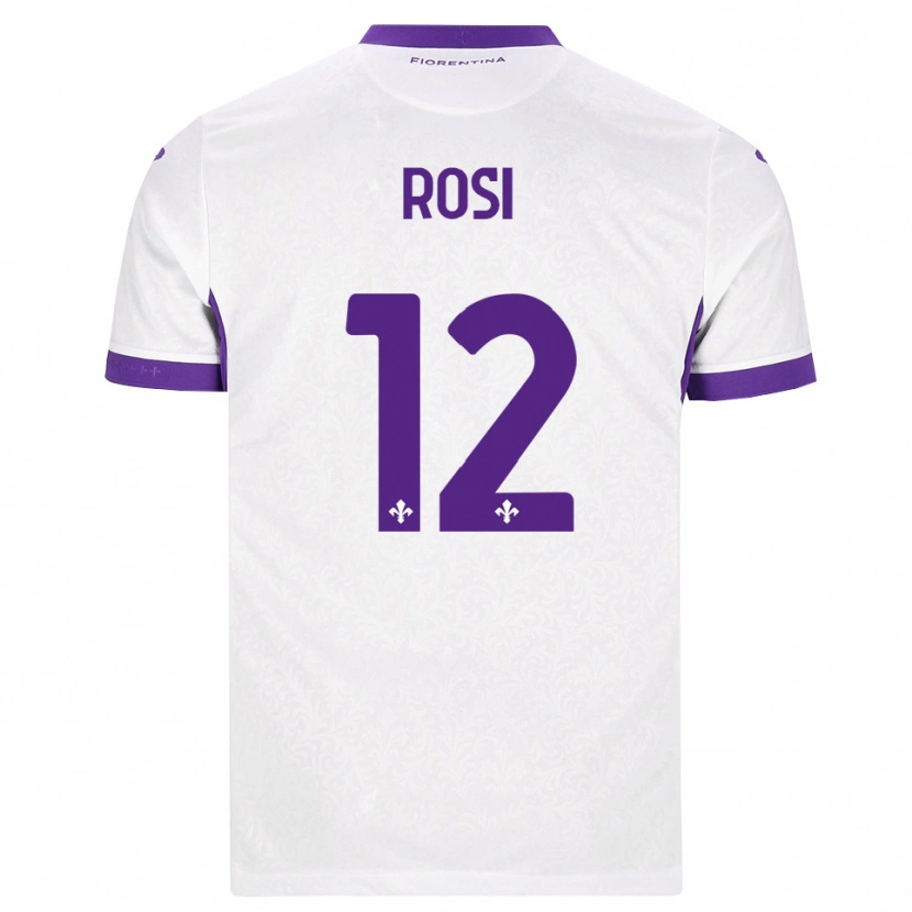 Danxen Dětské Ettore Rosi #12 Bílá Fialová Daleko Hráčské Dresy 2026/27 Dres