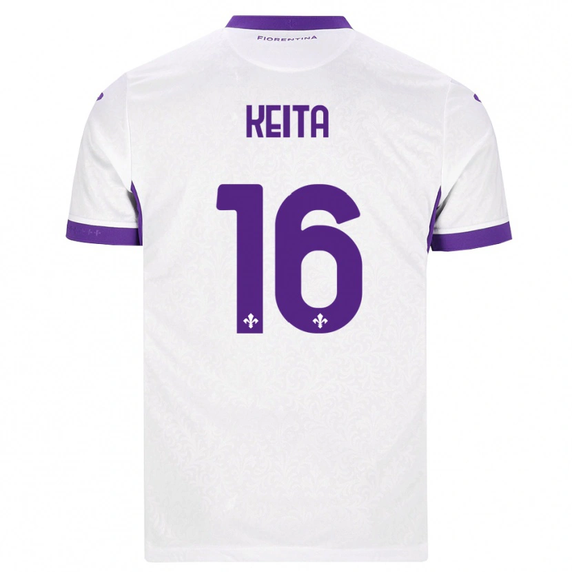 Danxen Dětské Bala Keita #16 Bílá Fialová Daleko Hráčské Dresy 2026/27 Dres
